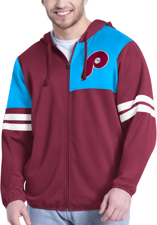 Philadelphia Phillies Mens Red Formation Light Weight Jacket