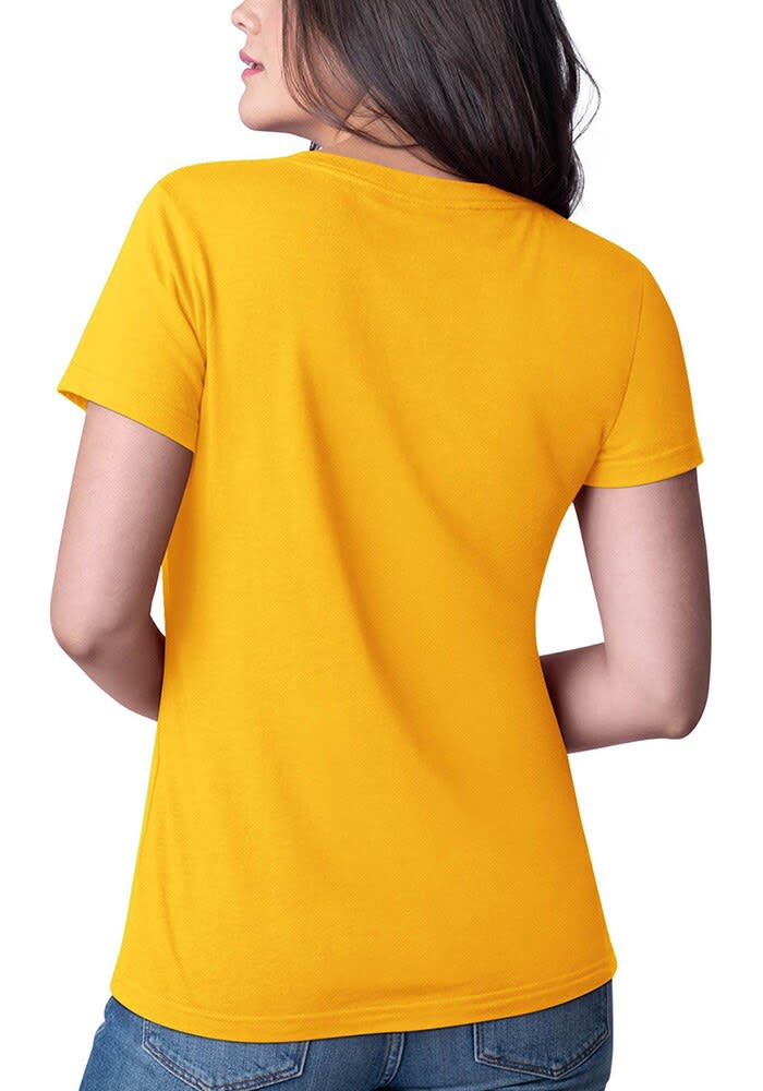 Iowa Hawkeyes Womens YELLOW Strategy T-Shirt - 9437405