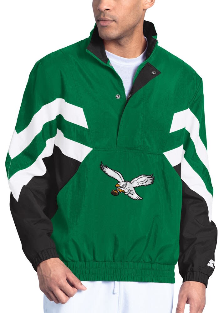 Starter Philadelphia Eagles Mens Striker KELLYGREEN Pullover