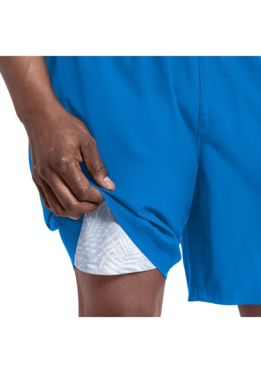 Detroit Lions Mens Blue Breeze Swim Trunks