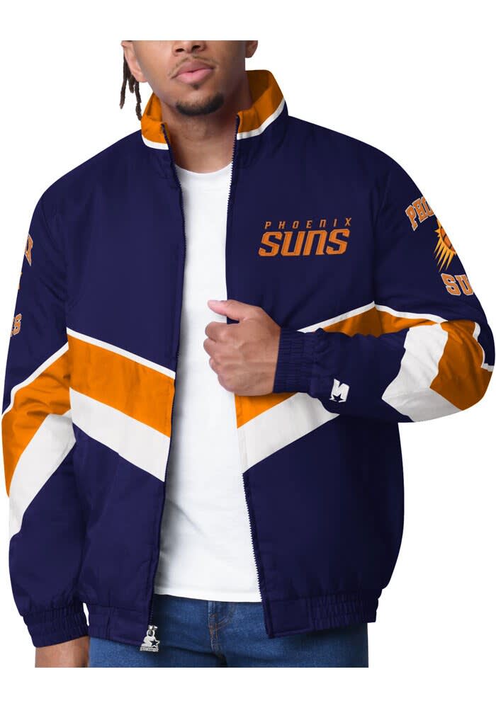 Starter Phoenix Suns Mens BLACK Captain Light Weight Jacket - 9438727