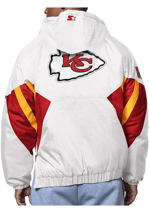 Starter Kansas City Chiefs Mens White The Line Up Pullover Jackets