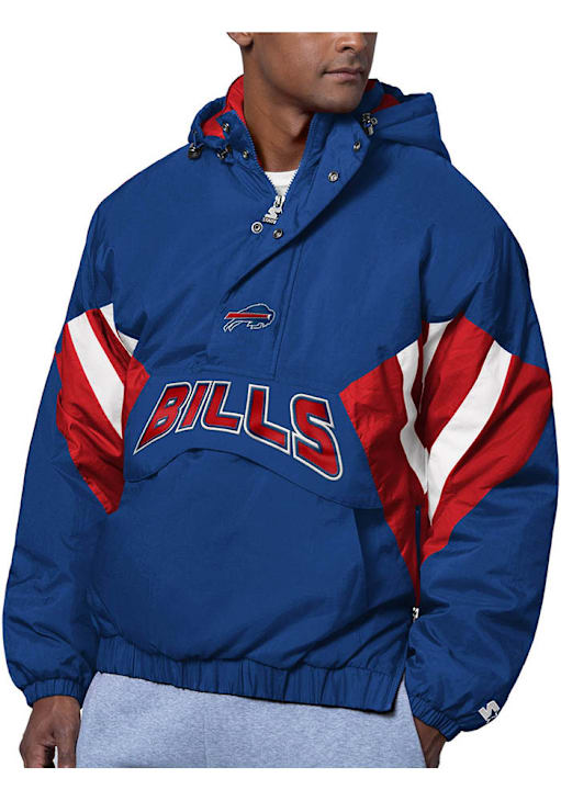 Starter Buffalo Bills Mens Blue The Line Up Pullover Jackets