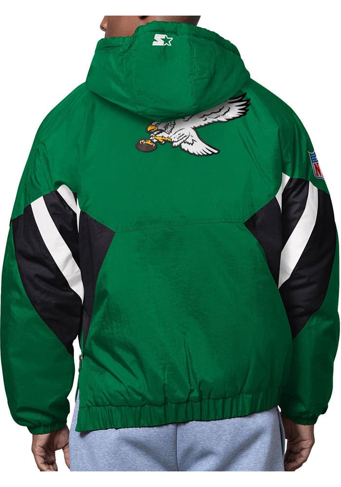 Starter Philadelphia Eagles Mens Retro The Line Up KELLYGREEN