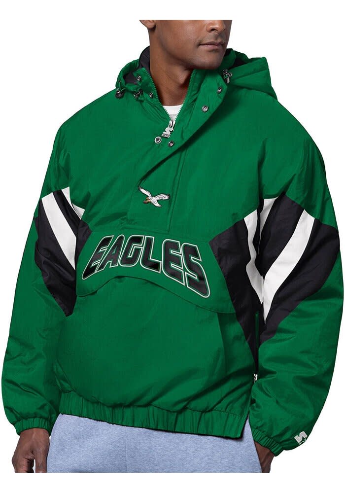 Starter Philadelphia Eagles Mens Retro The Line Up KELLYGREEN