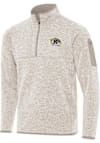 Main image for Mens Kent State Golden Flashes Oatmeal Antigua Fortune Qtr Zip Pullover