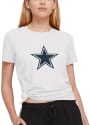 Dallas Cowboys Womens Ava T-Shirt - White