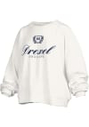 Main image for Womens Drexel Dragons White Pressbox Janise Crew Sweatshirt