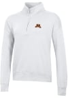 Main image for Womens Minnesota Golden Gophers White Gear for Sports Big Cotton Qtr Zip