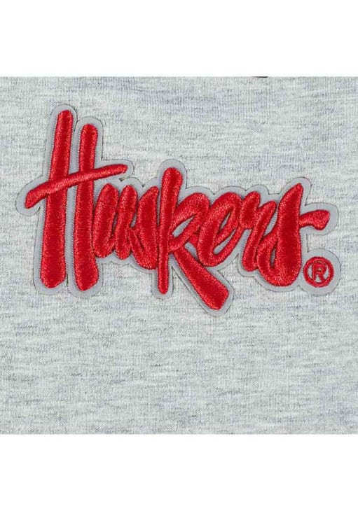 Pro Standard Nebraska Cornhuskers Womens Grey Classic Short Sleeve T-Shirt
