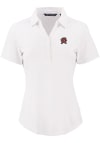 Main image for Womens Maryland Terrapins White Cutter and Buck Forge Eco Polo Short Sleeve Polo Shirt