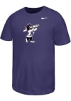 Main image for Youth K-State Wildcats Purple Nike Varsity Willie Baseball Short Sleeve T-Shirt