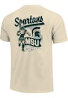 Main image for Michigan State Spartans Ivory  Mascot Short Sleeve T Shirt