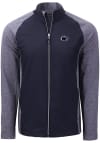 Main image for Mens Penn State Nittany Lions Navy Blue Cutter and Buck Adapt Eco Medium Weight Jacket