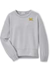Main image for Womens Grey Michigan Wolverines Flora Knit Crew Sweatshirt