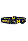 Main image for Navy Blue Michigan Wolverines Adjustable Dog Pet Collar