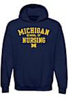 Main image for Mens Navy Blue Michigan Wolverines School of Nursing Hooded Sweatshirt