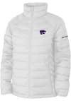 Main image for Womens K-State Wildcats White Columbia Powder Lite Heavy Weight Jacket