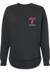 Main image for Eric Phillips Rally Womens Black Cincinnati Bearcats NIL Embroidered Crew Sweatshirt