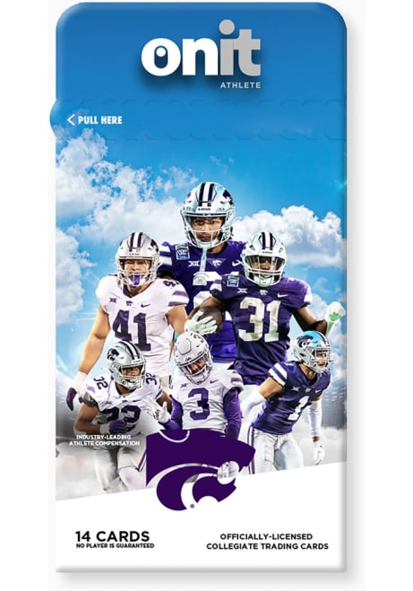 Purple K-State Wildcats 14 Card Pack Football Football Cards