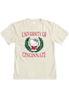 Main image for Cincinnati Bearcats Ivory Blue 84 Hello Two Ways Short Sleeve T-Shirt