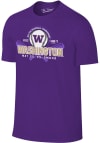 Main image for Washington Huskies 2025 Big Ten Baseball Short Sleeve T Shirt - Purple