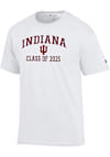 Main image for Indiana Hoosiers White Champion Class of 2025 Text Jersey Short Sleeve T Shirt