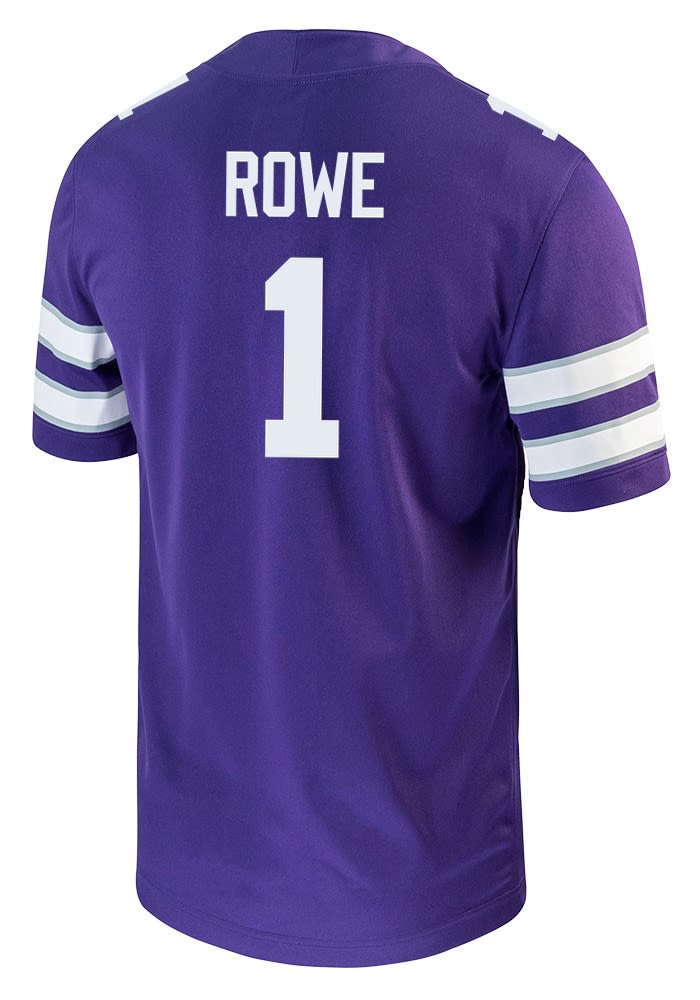 Jayden Rowe Mens PURPLE K-State Wildcats Football NIL Game