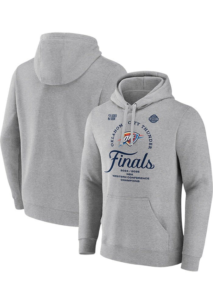 Oklahoma City Thunder Mens STEEL 2025 Conference Champions