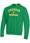 Main image for Mens Oregon Ducks Green Champion Grandma Powerblend Crew Sweatshirt