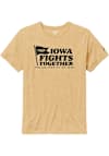 Main image for Gold Iowa Hawkeyes Wave Short Sleeve Fashion T Shirt