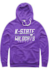 Main image for Mens K-State Wildcats Purple Charlie Hustle Football Football Trailing Hooded Sweatshirt
