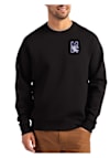 Main image for Mens Northwestern Wildcats Black Cutter and Buck Roam Crew Sweatshirt