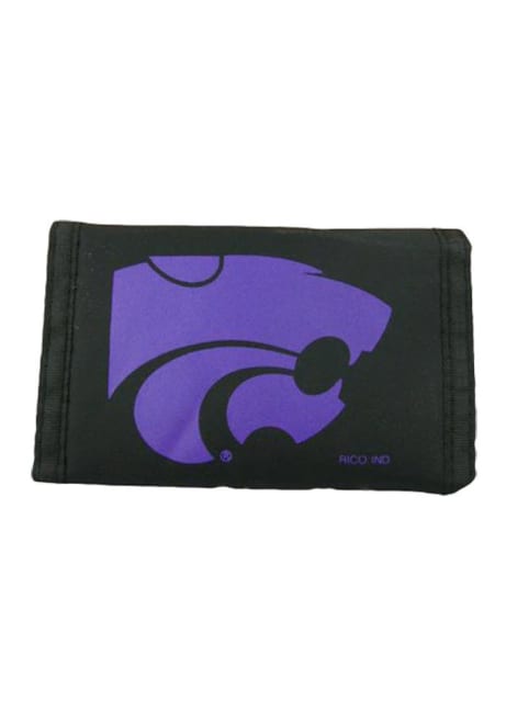 Nylon K-State Wildcats Mens Trifold Wallet - Purple