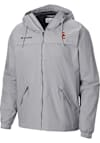 Main image for Mens USC Trojans Grey Columbia Heat Seal Oroville Creek Medium Weight Jacket