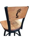 Main image for Brown Cincinnati Bearcats Maple Seat Maple Back Swivel Pub Stool