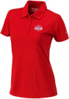 Main image for Womens Ohio State Buckeyes Red Columbia 2024 Football National Champions Birdie Polo Short Sleeve..