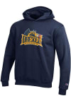 Main image for Youth Drexel Dragons Navy Blue Champion Powerblend Long Sleeve Hooded Sweatshirt