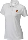 Main image for Womens USC Trojans White Columbia Heat Seal Birdie Short Sleeve Polo Shirt