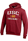 Main image for Mens USC Trojans Red Champion Big Ten Powerblend Hooded Sweatshirt