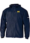 Main image for Mens Michigan Wolverines Navy Blue Columbia Prodigy Light Weight Jacket
