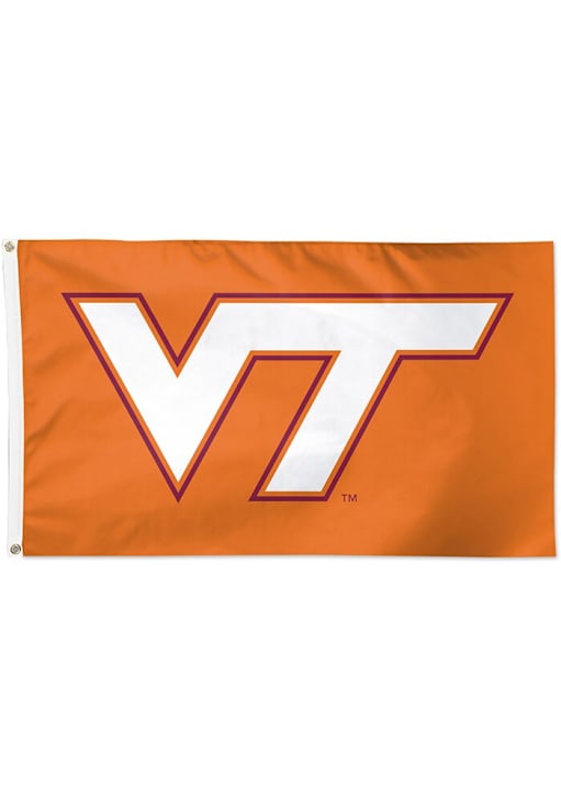 Virginia Tech Hokies Maroon VT Logo Flag – 3x5 Ft, Officially Licensed, 150D Polyester