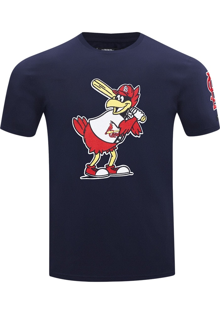 Pro Standard St Louis Cardinals NAVY Classic Mascot Short Sleeve