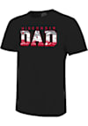 Main image for Wisconsin Badgers Black  Dad Short Sleeve T Shirt