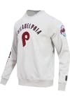 Main image for Pro Standard Philadelphia Phillies Mens Grey Bristle Long Sleeve Fashion Sweatshirt
