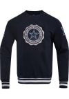 Main image for Pro Standard Dallas Cowboys Mens Navy Blue Team Crest Long Sleeve Fashion Sweatshirt