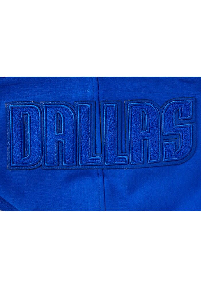 Luka Doncic Dallas Mavericks Mens ROYAL Triple Tonal Player Hood