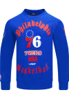 Main image for Pro Standard Philadelphia 76ers Mens Blue Old English Classics Long Sleeve Fashion Sweatshirt