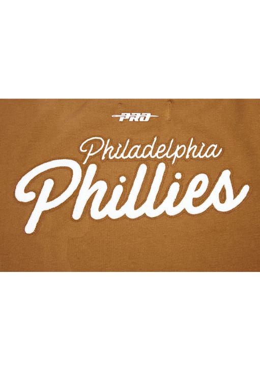 Pro Standard Philadelphia Phillies Womens Brown Paint Short Sleeve T-Shirt