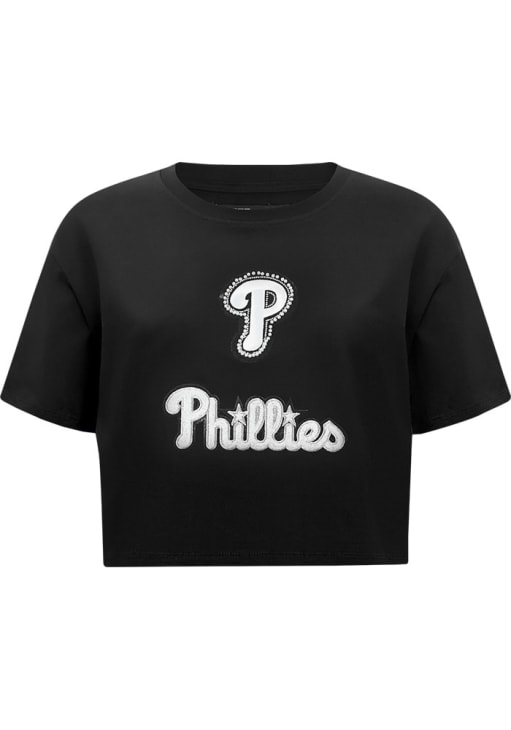 Pro Standard Philadelphia Phillies Womens Black Pearl Short Sleeve T-Shirt